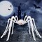 Realistic Scary White Spider Props Decoration for Indoor and Outdoor Decoration